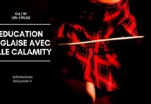 Education Anglaise avec Mademoiselle Calamity le 04 octobre 2019